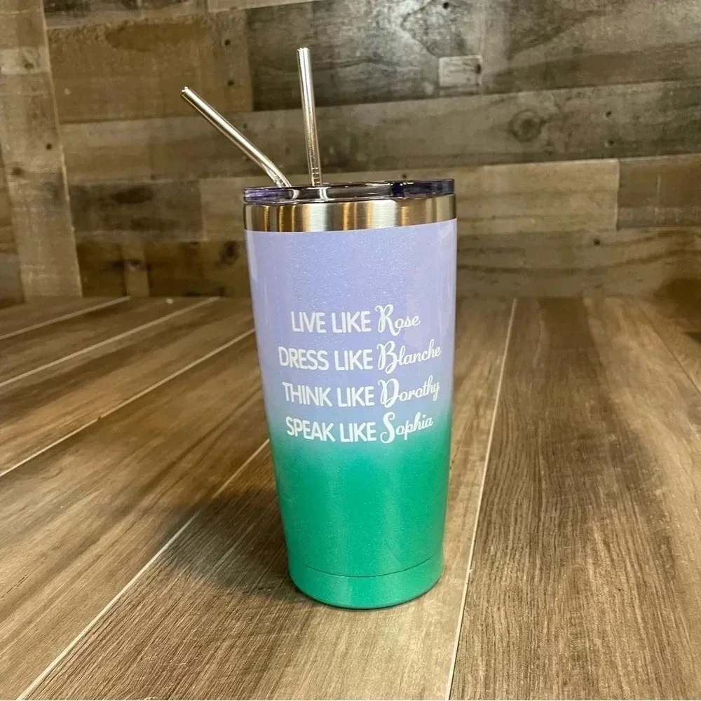 Golden Girls Funny Tumbler • New in Box • Limited Edition - Picture 6 of 8